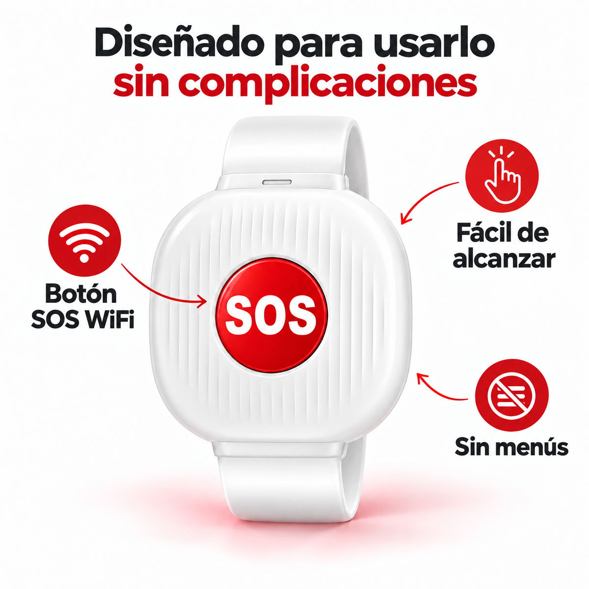 Botón SOS que te avisa al móvil al instante